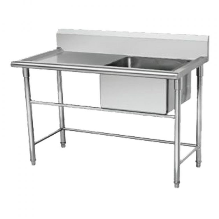 Single Sink with Table – Commercial Kitchen Equipment Supplier